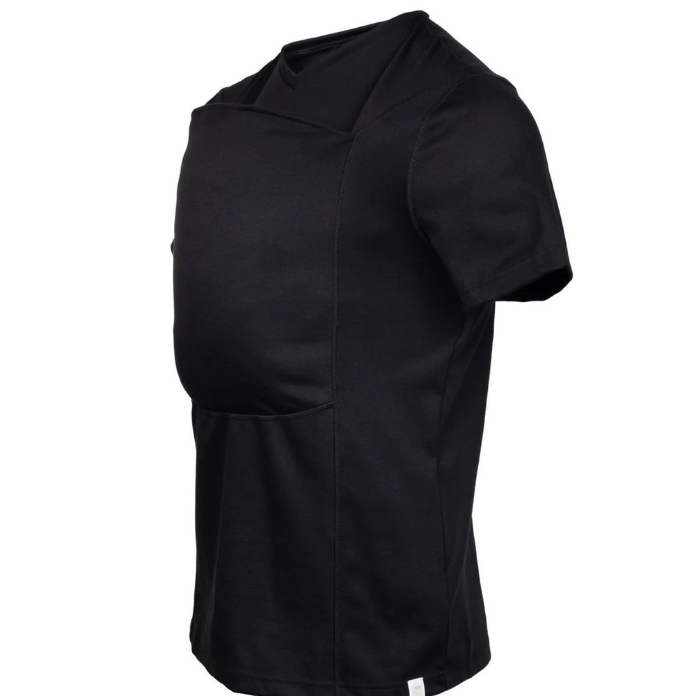 Lalabu Baby wearing Dad shirt in black XXL. Unopened. NWT.